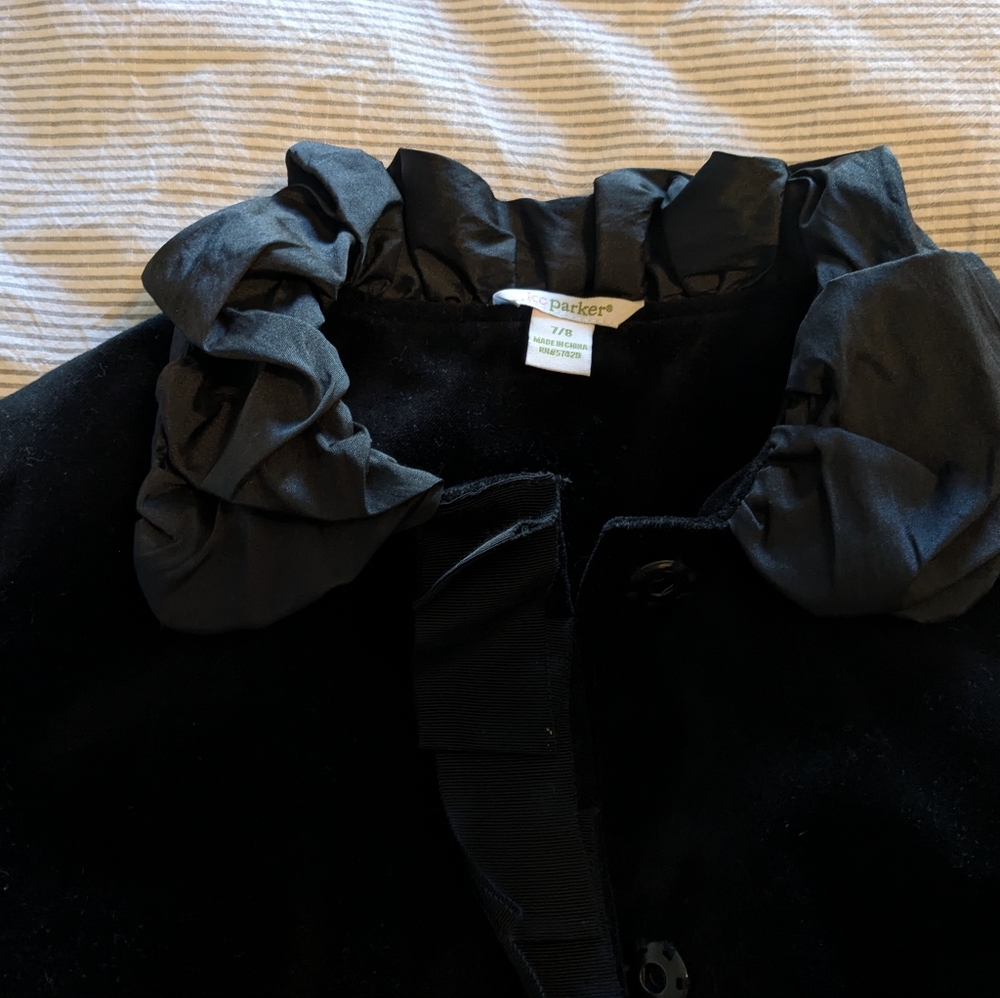 Velvet Dress Coat - Picture 5 of 10
